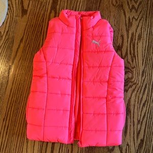 Girls Puma Puffer Vest